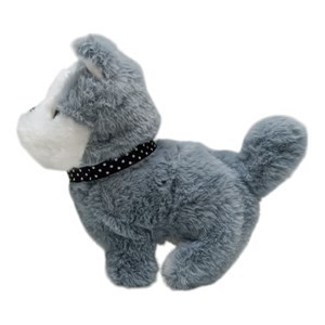 Imagen de Peluche mascota con movimiento, con sonido perro Husky, 2AA, en caja