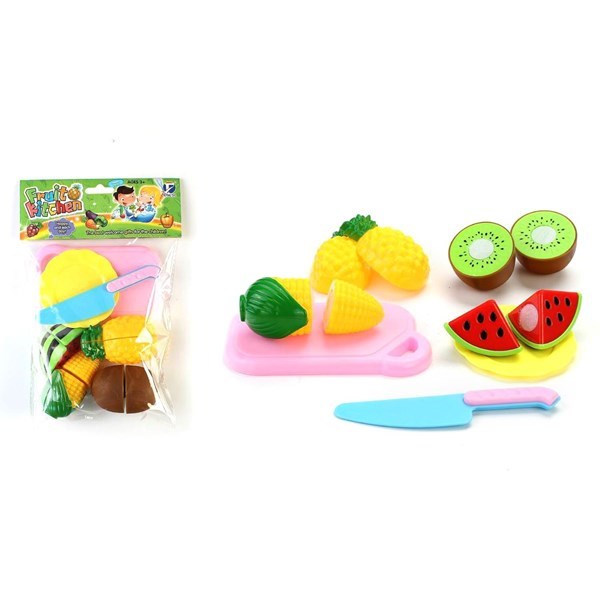 Imagen de Frutas y verduras, con velcro, accesorios en bolsa