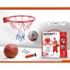 Imagen de Aro de basket de metal, 32cm con pelota e inflador, en caja