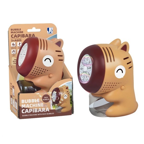 Imagen de Pompero burbujero, carpincho, 20 burbujas con luz, 4AA, en caja