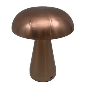 Imagen de Lámpara portátil veladora de metal, táctil USB, en caja varios colores