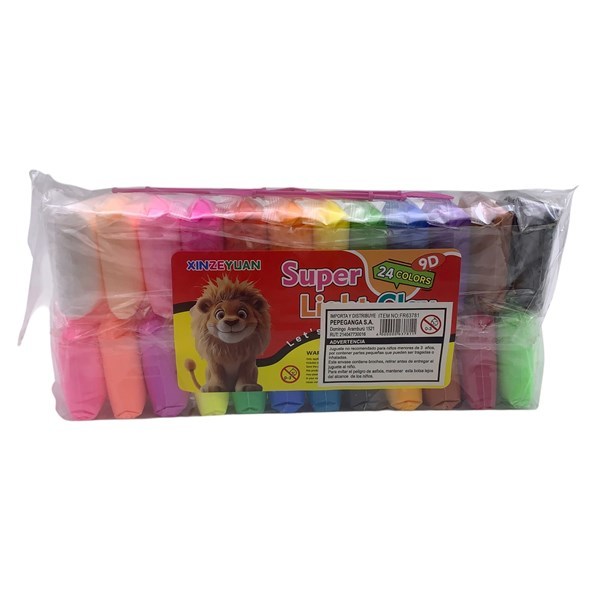 Imagen de Masa para modelar soft, 8g x24 rollos, con accesorios
