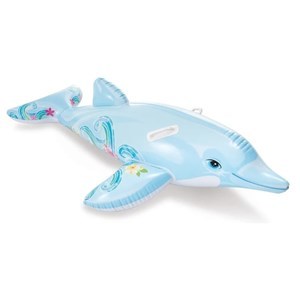Imagen de Inflable flotador,  delfín con agarres, INTEX en caja