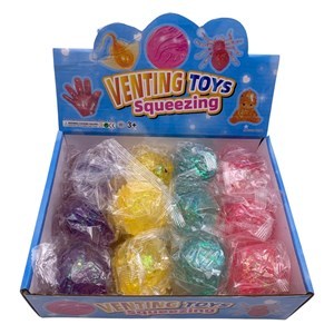 Imagen de Amansaloco con gel, erizos con brillantina, CAJA x12, varios colores