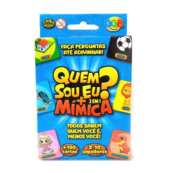 Imagen de Juego de mesa, 2en1, quién soy + mímica, en caja