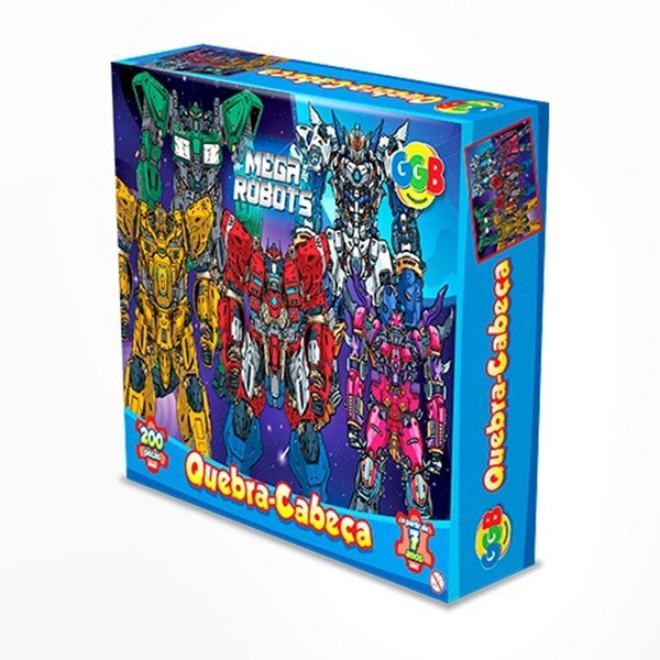 Imagen de Puzzle 200 piezas, robot, en caja