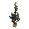Imagen de Árbol navideño común, 102 ramas 70cm, con maceta de madera