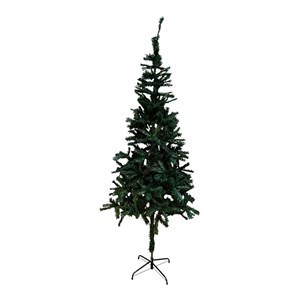 Imagen de Árbol navideño frondoso, 210cm, pie de metal, en caja