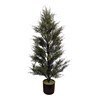 Imagen de Árbol navideño frondoso ciprés, 241 ramas 90cm, con maceta, en caja
