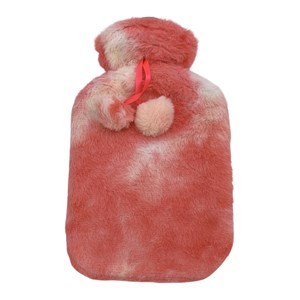 Imagen de Bolsa de agua caliente, 2L con funda de peluche en bolsa, varios colores