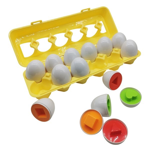 Imagen de Didáctico huevos de encastre, 12 piezas