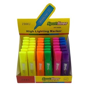 Imagen de Marcador flúo, punta biselada, CAJAx36