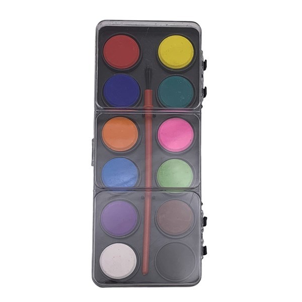 Imagen de Acuarelas 12 colores con pincel, en bolsa