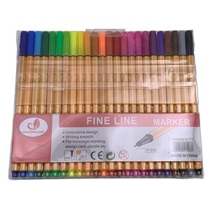 Imagen de Marcadores x24 finos punta 0.4, en sobre PVC