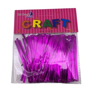 Imagen de Cinta con alambre cierra bolsa x300, en bolsa varios colores, PACKx12