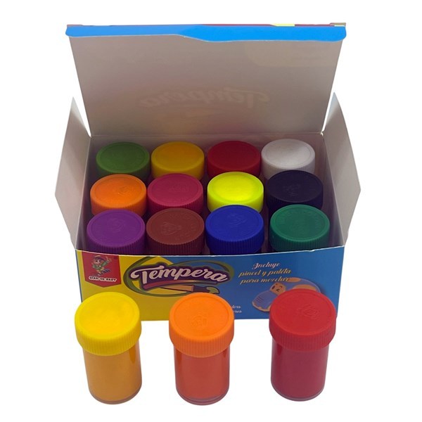 Imagen de Témpera x12, 18ml, en caja