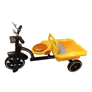 Imagen de Triciclo de metal con zorra y pala, con sonido, 2AA, en caja