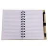 Imagen de Block x70 hojas con espiral, tapas de madera, con lapicera