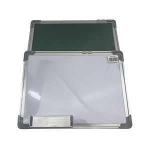 Imagen de Pizarrón doble faz, pizarra blanca y pizarrón verde para tiza