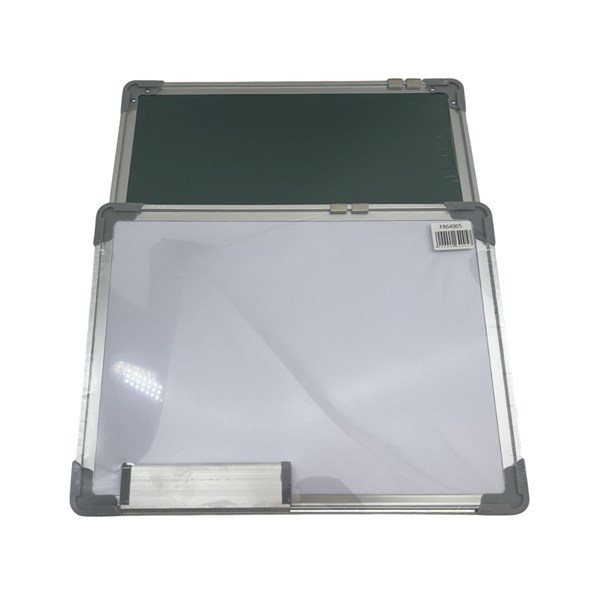 Imagen de Pizarrón doble faz, pizarra blanca y pizarrón verde para tiza