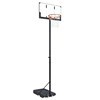 Imagen de Tablero de basket de pie, de acrilico, altura regulable, 100 a 305cm, aro metal 45cm, en caja