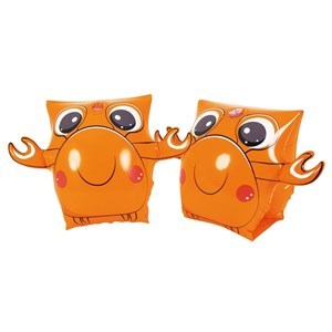 Imagen de Inflable flotador alitas para brazos x2, diseño cangrejo, en bolsa, JL