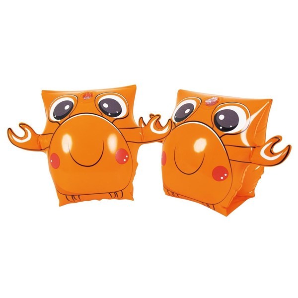 Imagen de Inflable flotador alitas para brazos x2, diseño cangrejo, en bolsa, JL