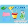 Imagen de Juego de playa, balde plegable, 5 piezas, en red