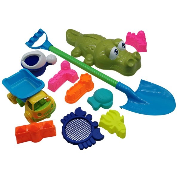 Imagen de Juego de playa, camión, 11 piezas, en red