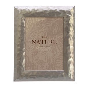 Imagen de Portarretrato, marco diseño facetado, foto 13x18, 2 colores