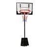 Imagen de Tablero de basket de pie, de acrílico, altura regulable, 108 a 210cm, aro metal 38cm, en caja
