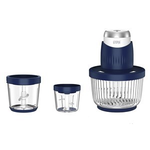 Imagen de Procesadora picadora bowl de vidrio, 3 tamaños distintos, 2.5L, 300W, en caja WINNING STAR