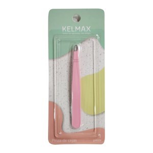 Imagen de Pinza de cejas recta, en blister, Kelmax