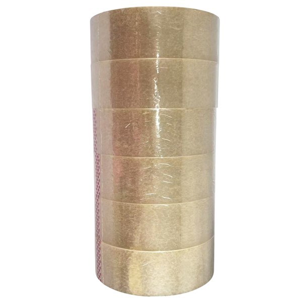 Imagen de Cinta de empaque Matpack 230ys x45mm, PACK x6 rollos, TRANSPARENTE