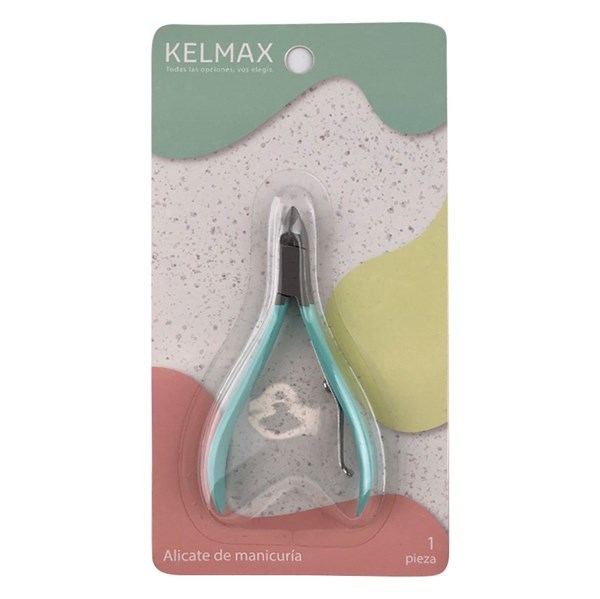 Imagen de Corta cutícula alicate de acero inoxidable, en blister, Kelmax