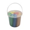 Imagen de Tiza de colores gruesa x15, en pote