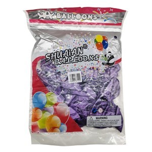Imagen de Globo 10" CROMADO violeta, bolsa x50