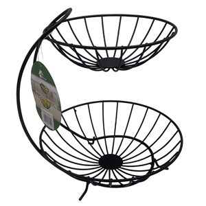 Imagen de Centro de mesa de metal 2 pisos