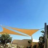 Imagen de Toldo vela de poliéster, recubierto de PU, UPF 50+, 3x3x3m en bolsa BEIGE, Berlina Outdoor