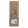 Imagen de Mueble organizador de hierro y MDF, con ruedas 2 canastos 1 estante, en caja Berlina Home