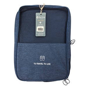 Imagen de Neceser para viaje de tela, ideal para zapatos, Berlina Travel AZUL