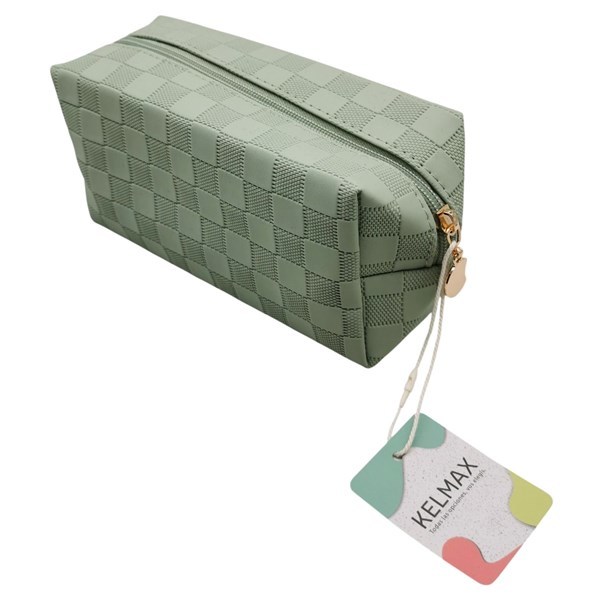 Imagen de Neceser de PU con cierre VERDE, Kelmax
