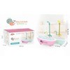 Imagen de Bañito para muñeca, circula el agua, 3AA en caja, 2 colores