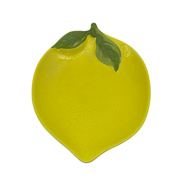 Imagen de Bandeja de cerámica, diseño limón