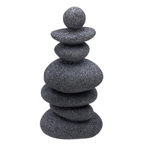 Imagen de Adorno de mesa de resina, piedras apiladas, en caja