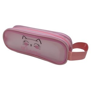 Imagen de Cartuchera de PVC, con 2 cierres, varios diseños de gato