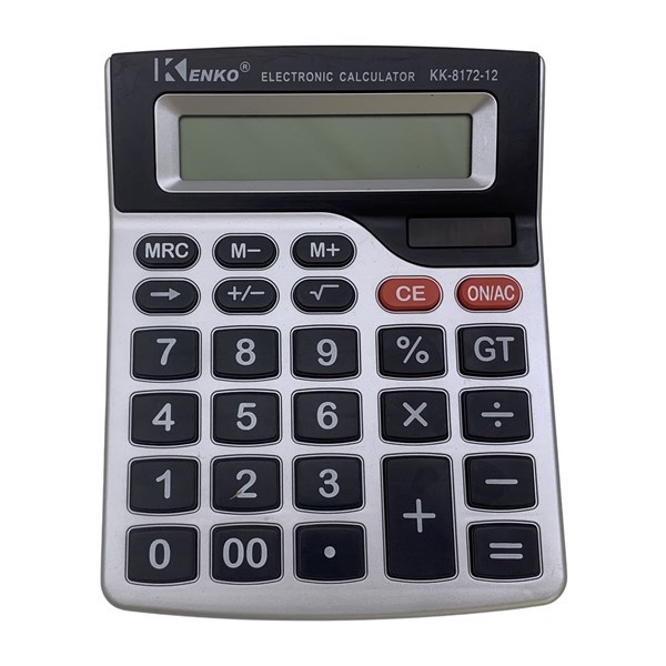 Imagen de Calculadora de mesa, 12 dígitos, 1AA, Kenko, en caja