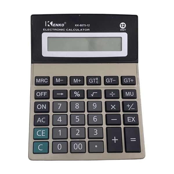 Imagen de Calculadora de mesa, 12 dígitos, Kenko, en caja