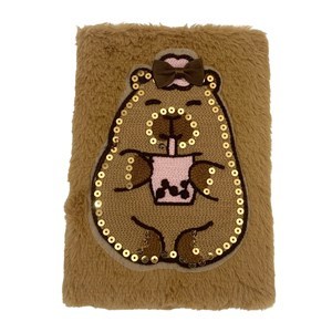 Imagen de Libreta tapa peluche, 80 hojas, varios diseños