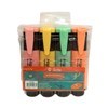 Imagen de Marcador resaltador x4 colores pastel, SOTE, en estuche de PVC